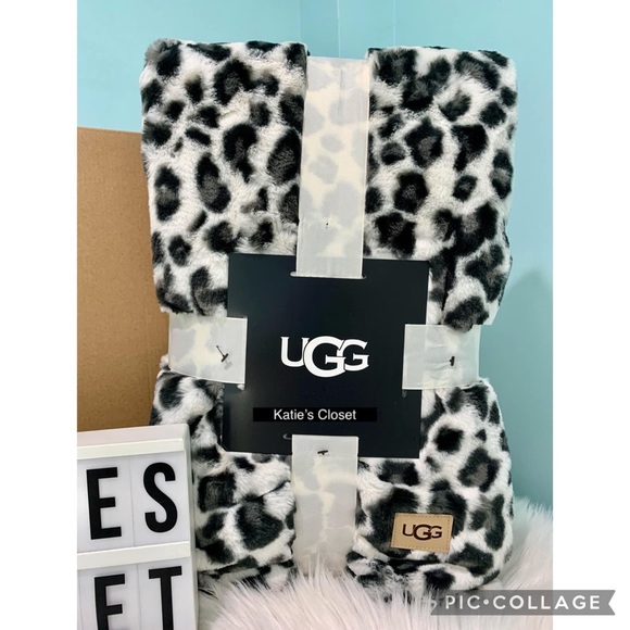 NWT UGG ANIMAL PRINT BLANKET! - Picture 2 of 5